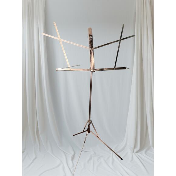 Hamilton Folding Chrome Portable 24-55” Music Stand KB400N NEW Open Box 400-N - Picture 1 of 4